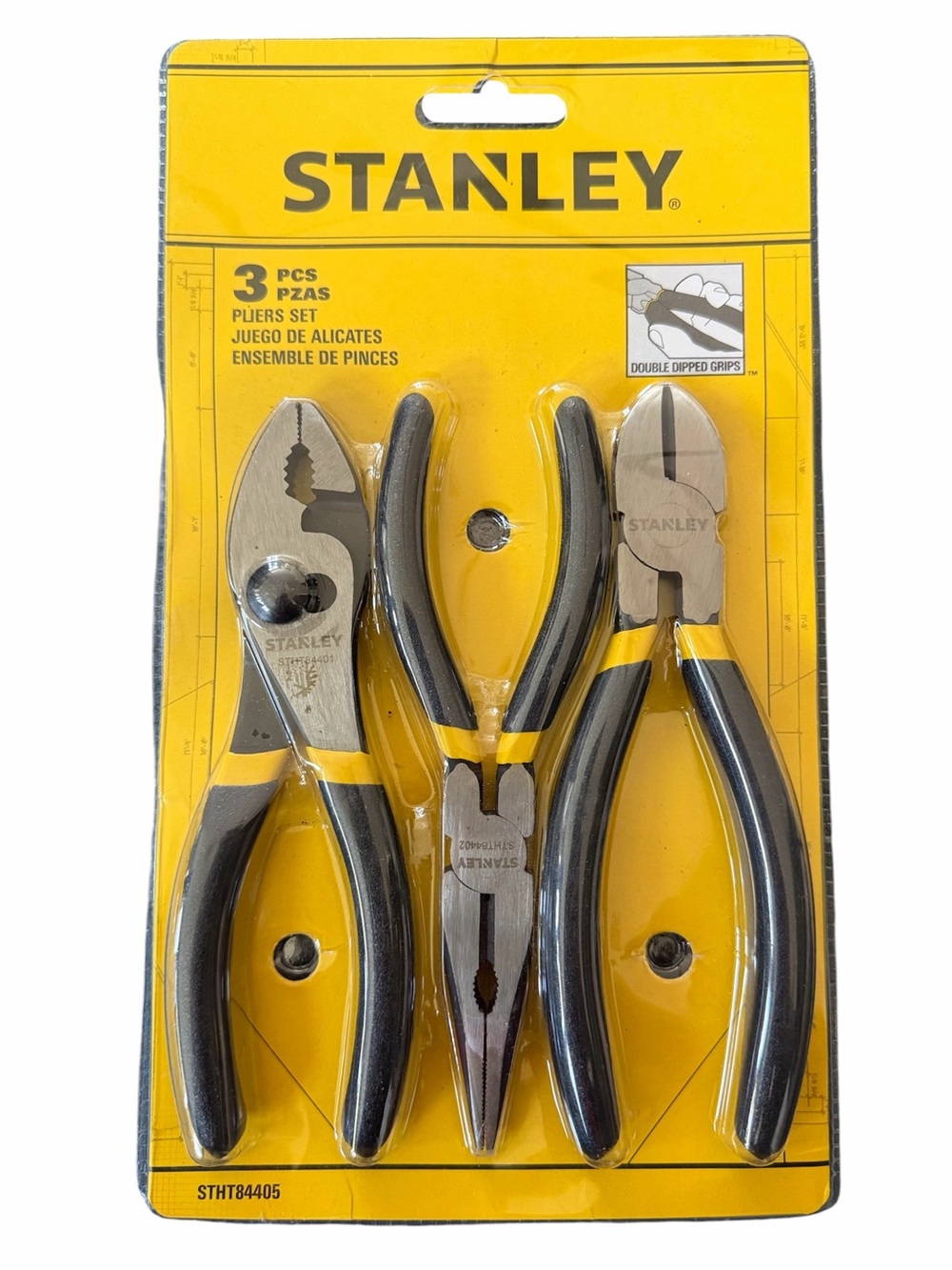 Stanley 3 piece Pliers Set